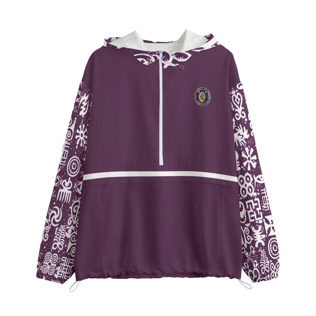 ADINKRA MXGRPS Unisex Jacket With Zipper Closure