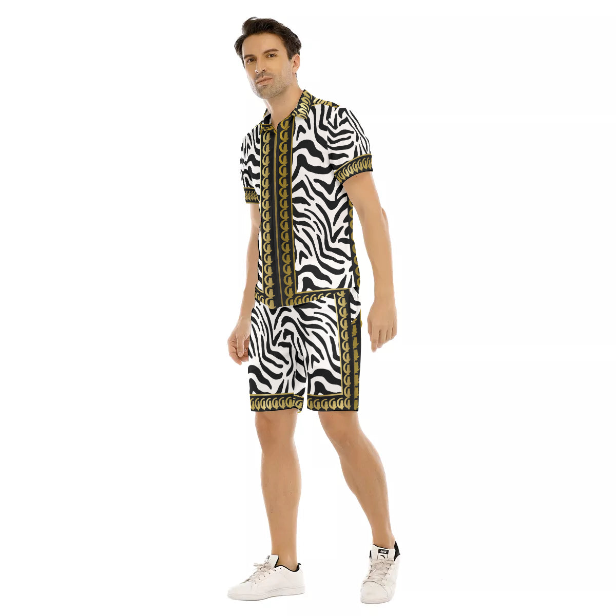 PRIVILEGE LCC WHT Men's Short Sleeve Shirt Sets