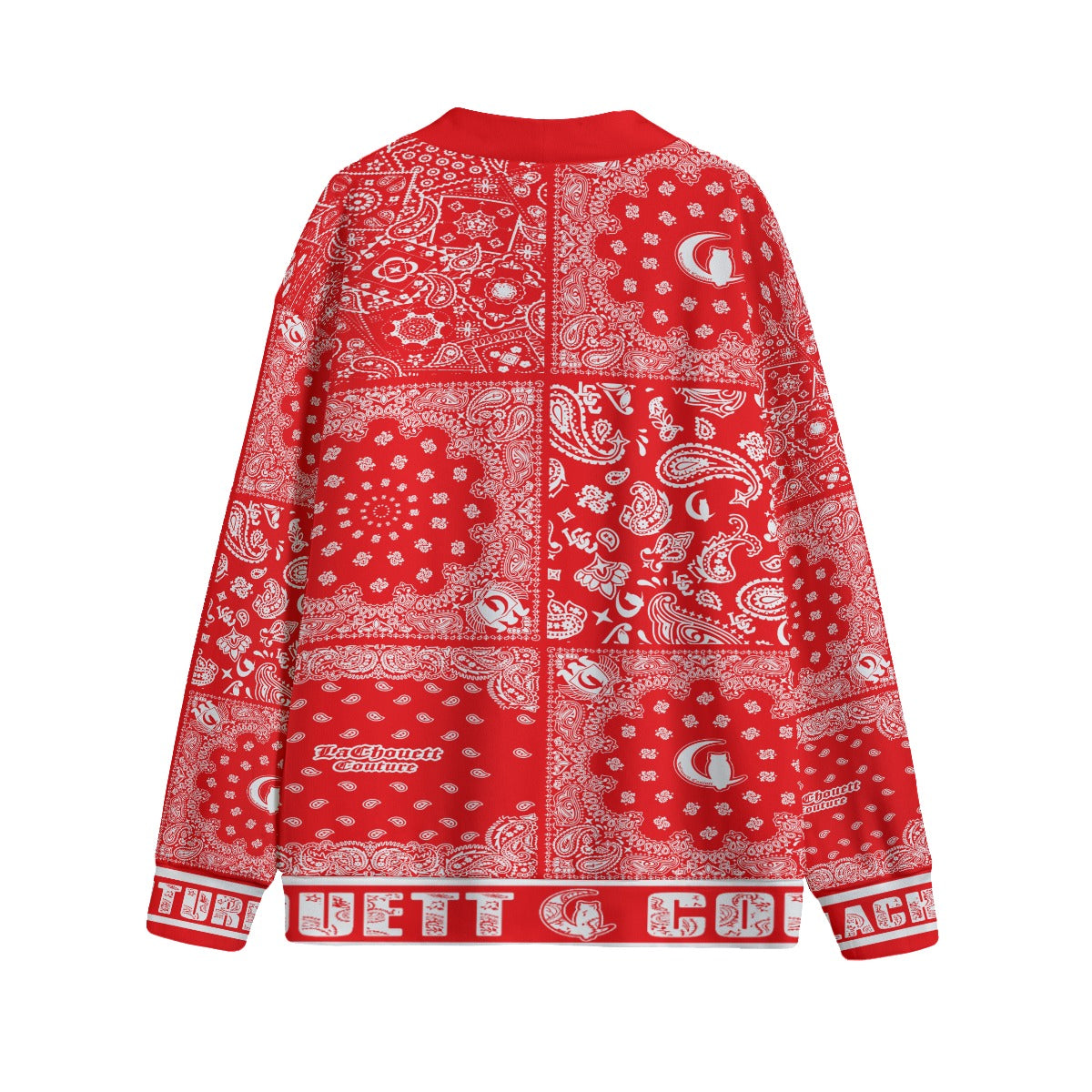 BANDANA MIX Bs'UP Unisex V-neck Cardigan With Button Closure