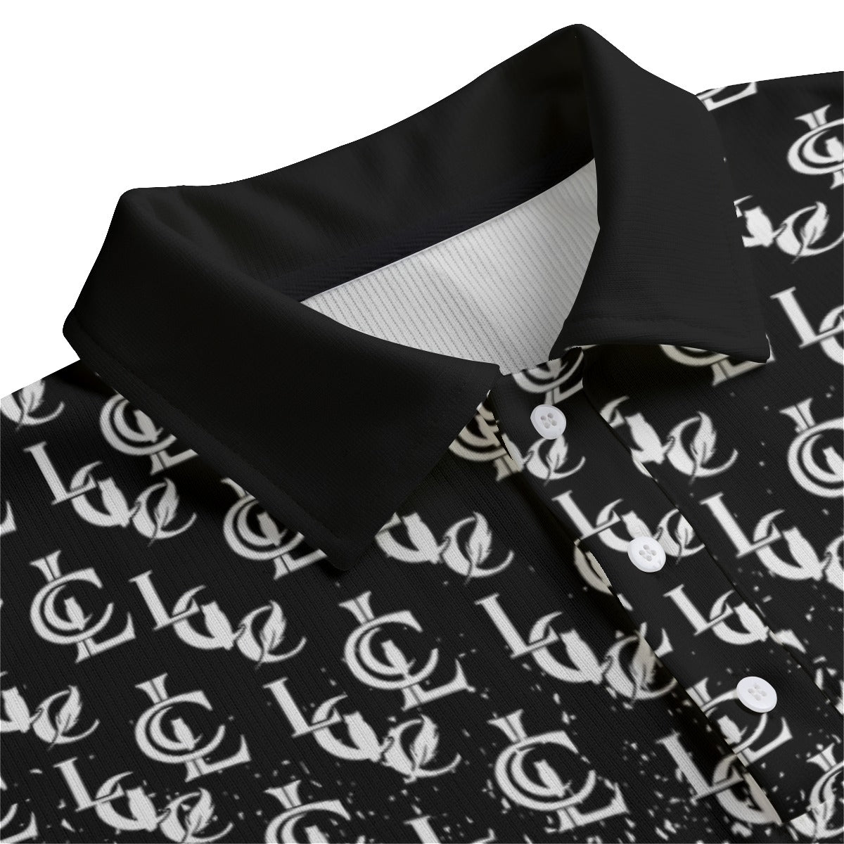 LCC NEW RICH BLC Unisex Lapel Collar Sweater