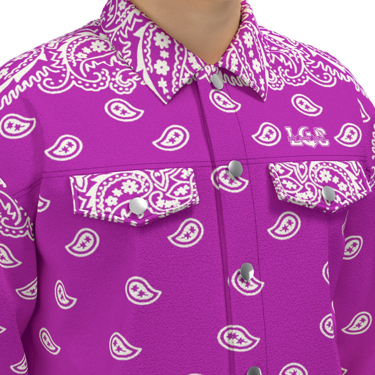 BANDANA FULLY GRAPES Unisex Lapel Jacket