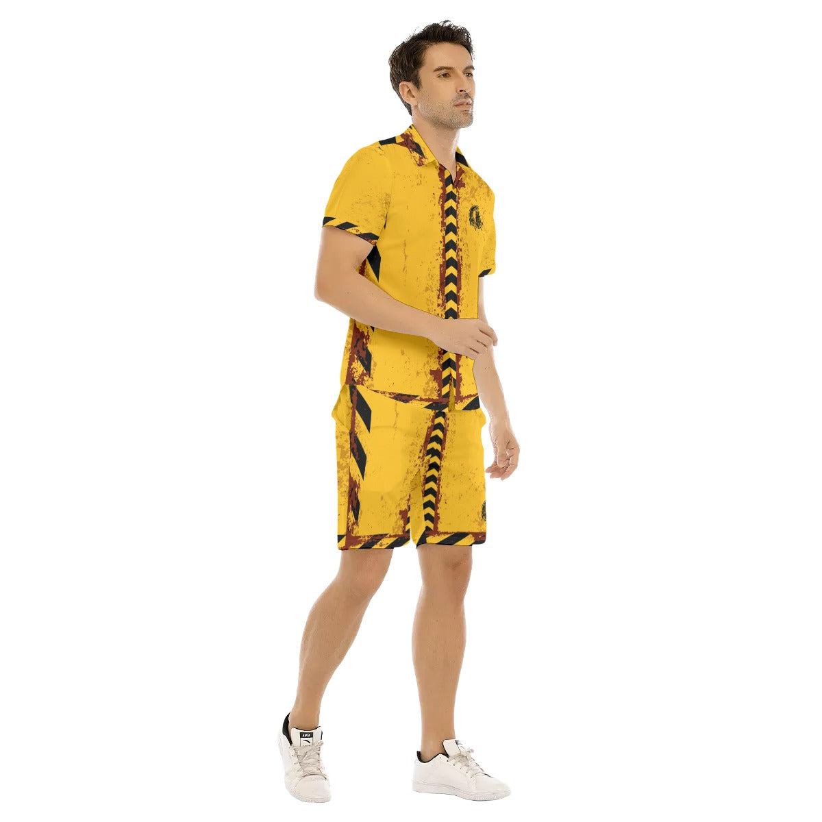 BEWARE Men's Short Sleeve Shirt Sets