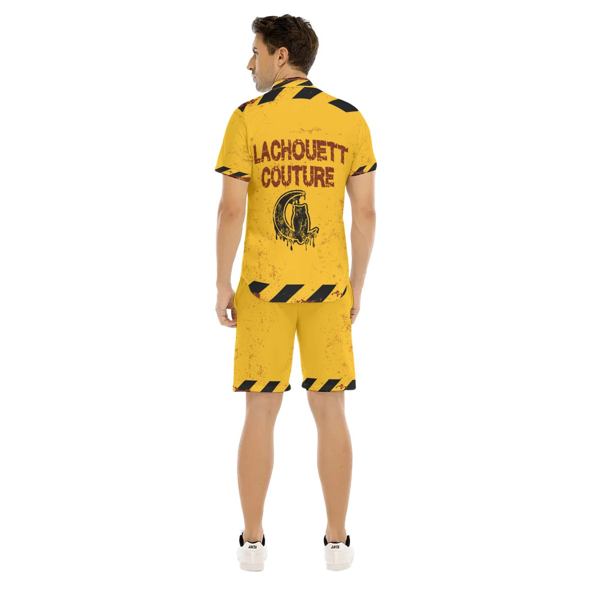 BEWARE Men's Short Sleeve Shirt Sets