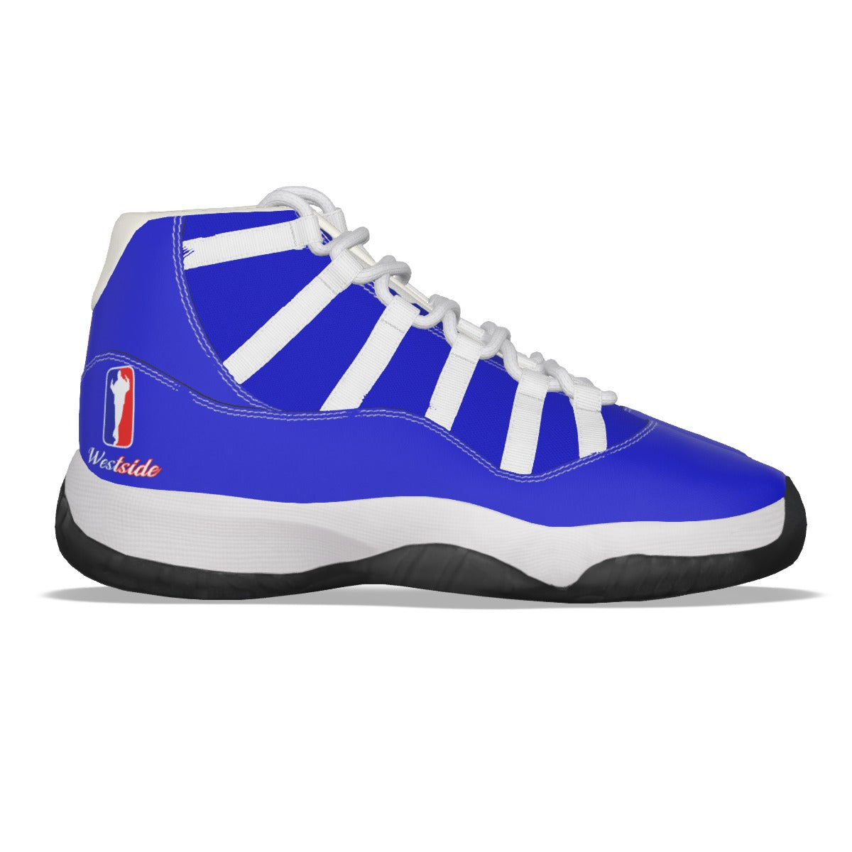 WESTSIDE BLUE Men's High Top Basketball Shoes
