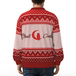 LCC KNITTED RED Unisex Cardigan With Button Closure