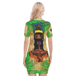 SKI MASK KWEEN Women's Polo Collar Dress