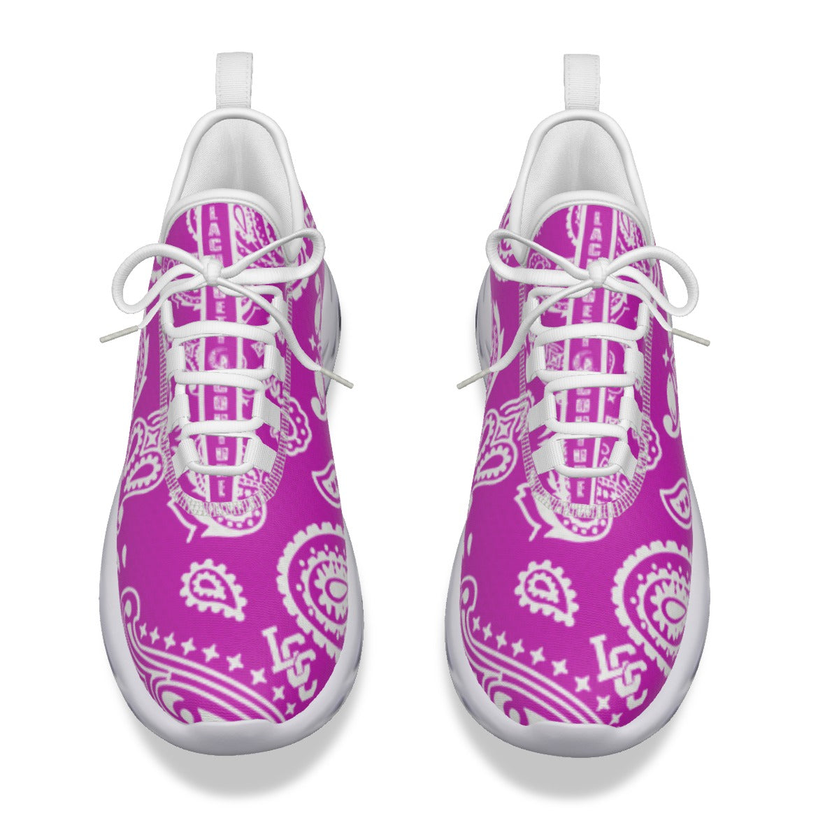 BANDANA PAISLEY GRAPES Women's Sports Shoes