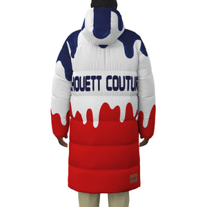 DRIPPIN WATER Unisex Long Down Jacket