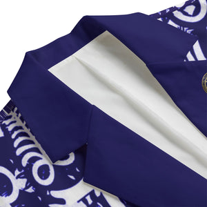 ADINKRA MXBLUE Men's Casual Blazer