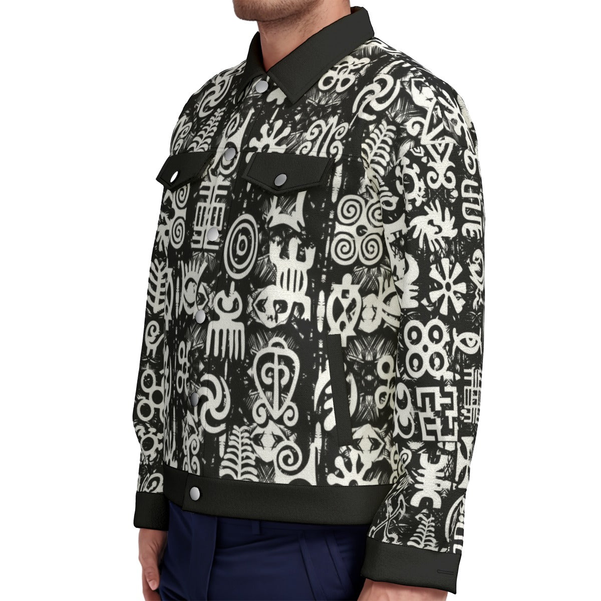 ADINKRA MXBLC Unisex Lapel Jacket