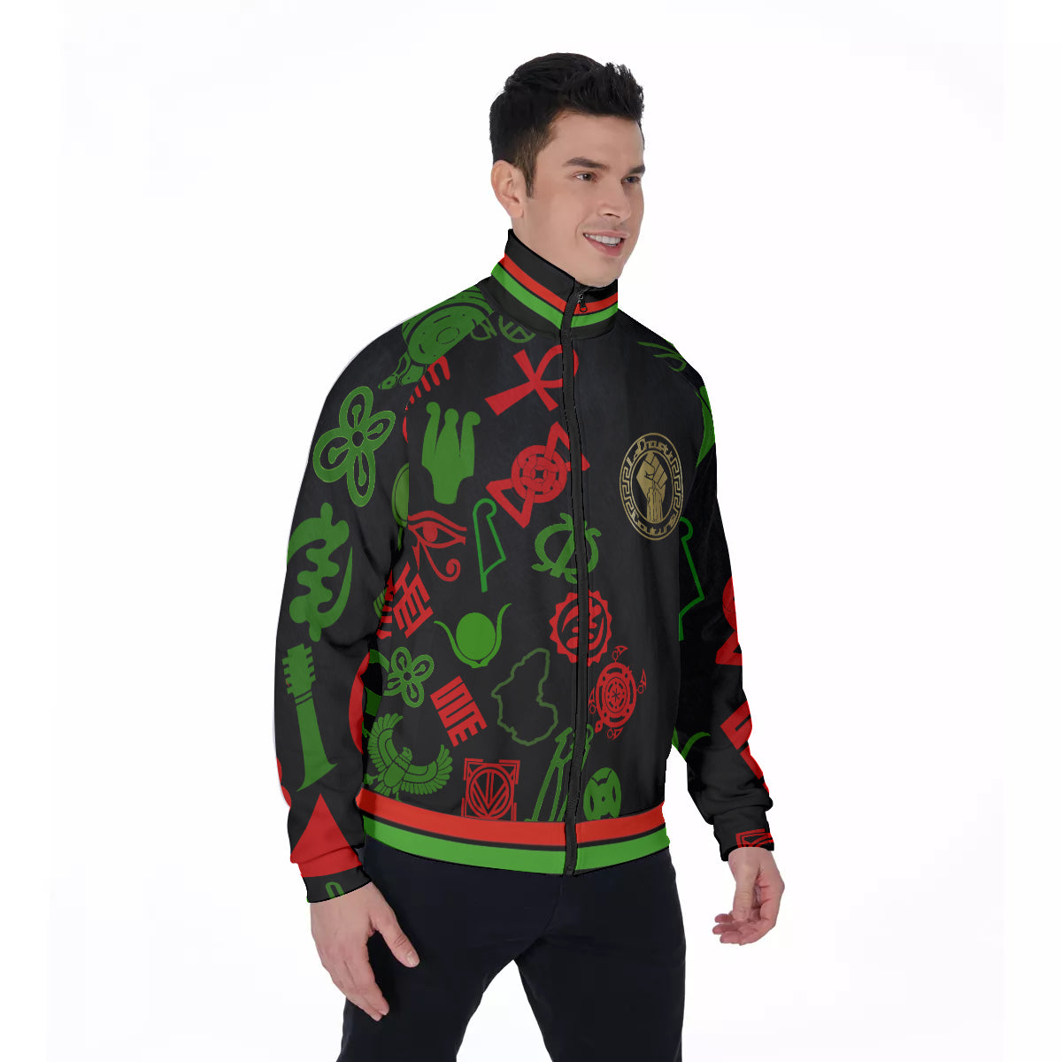 KMT WORLD Men's Stand Collar Jacket