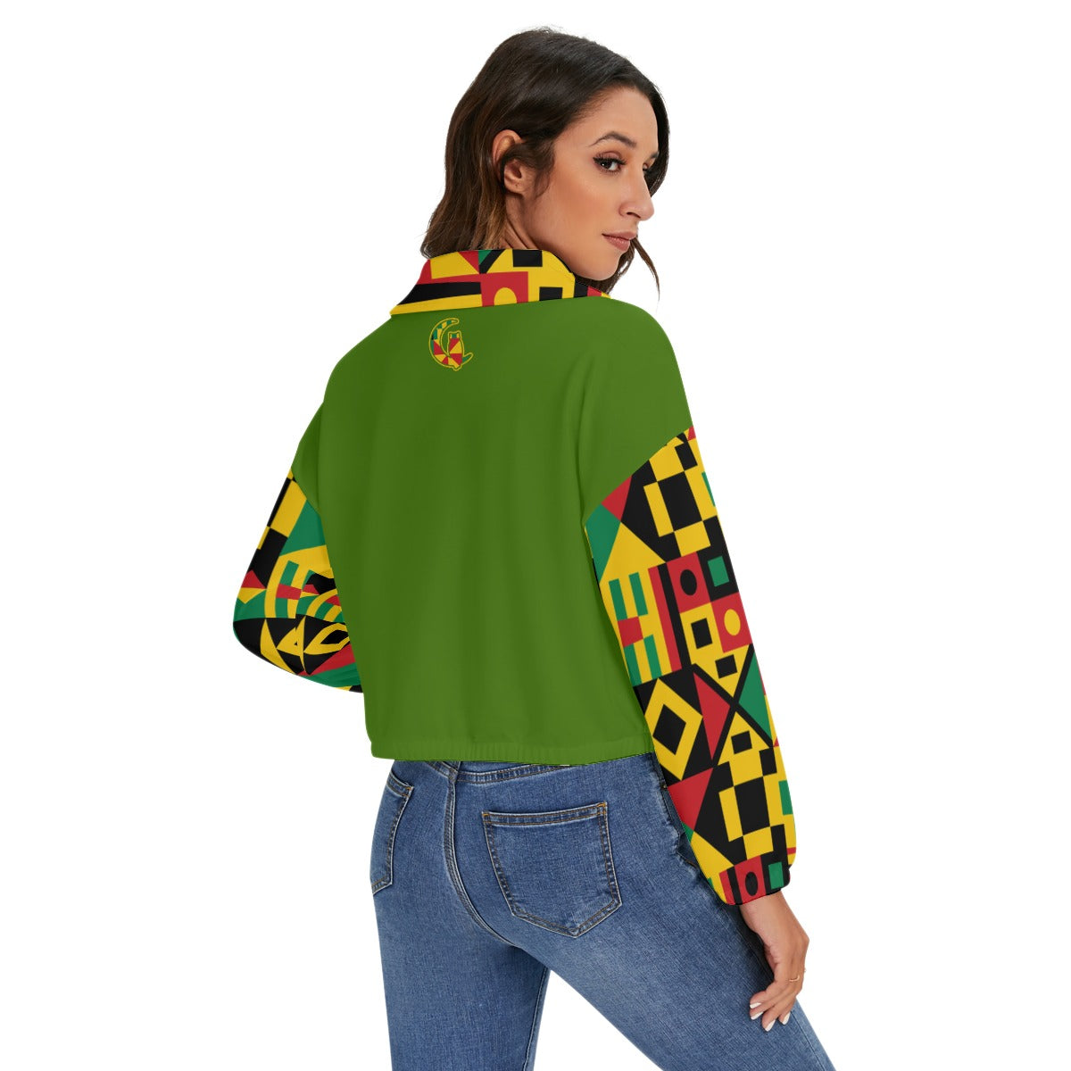 KENTE BUTAN KAKI Women's Zip Jacket