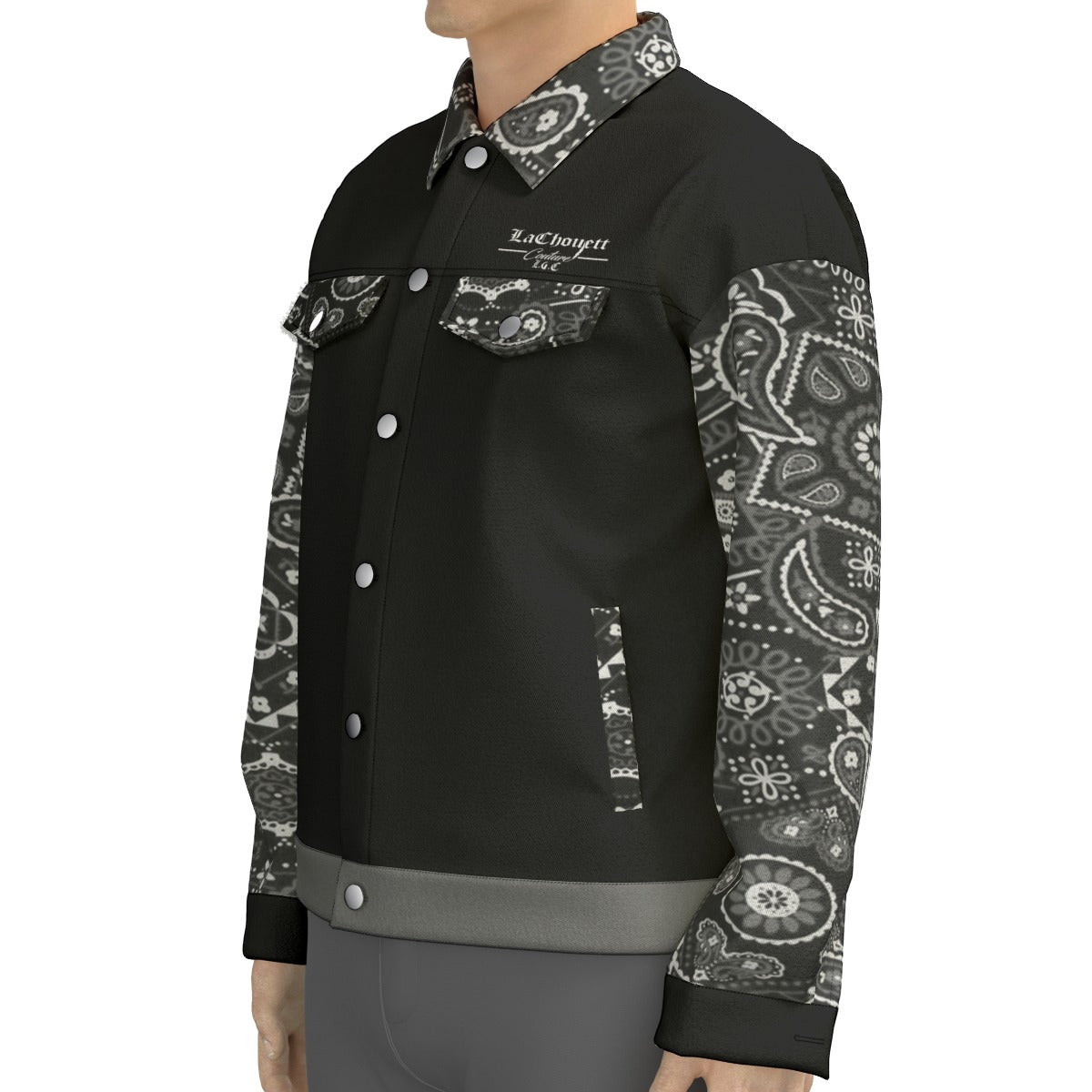 BANDANA VIRAL BLC Unisex Lapel Jacket