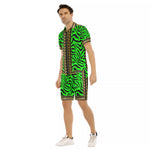 PRIVILEGE FLUO Men's Short Sleeve Shirt Sets