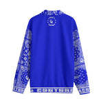 BANDANA MIX Cs'UP Unisex Lapel Collar Sweater