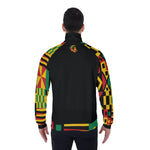 KENTE BUTAN BLC Men's Stand Collar Jacket
