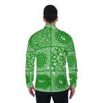 BANDANA MIX GREEN Men's Long Sleeve Shirt