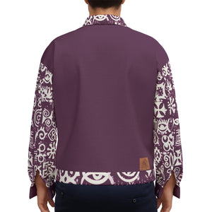 ADINKRA MIXGRAPES  Unisex Lapel Jacket