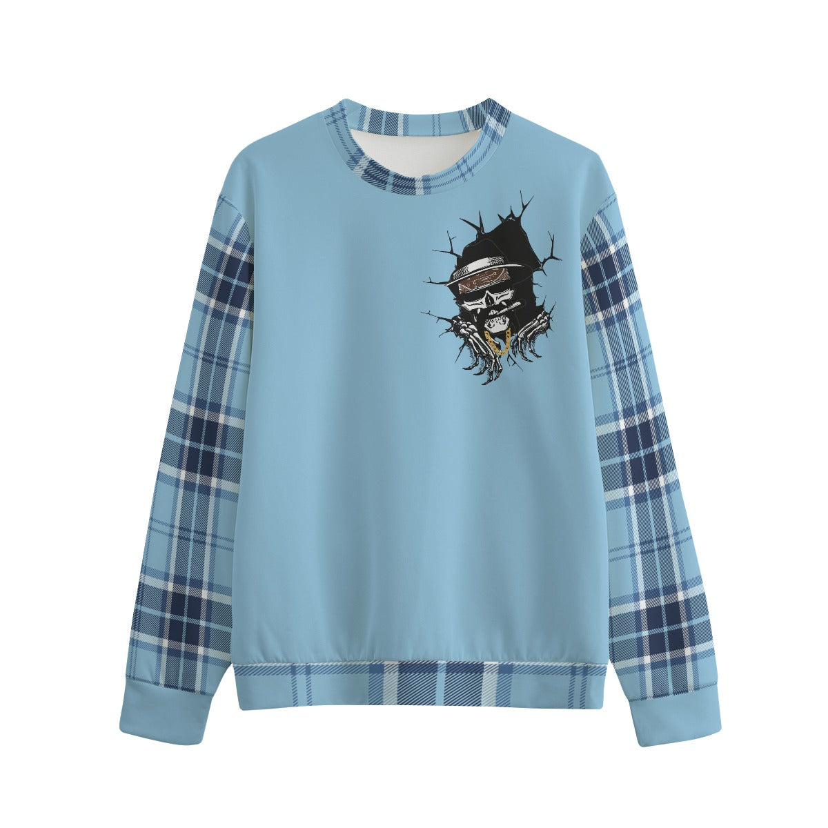 LOS CRIMINALES BLUE Unisex O-neck Sweatshirt Cotton