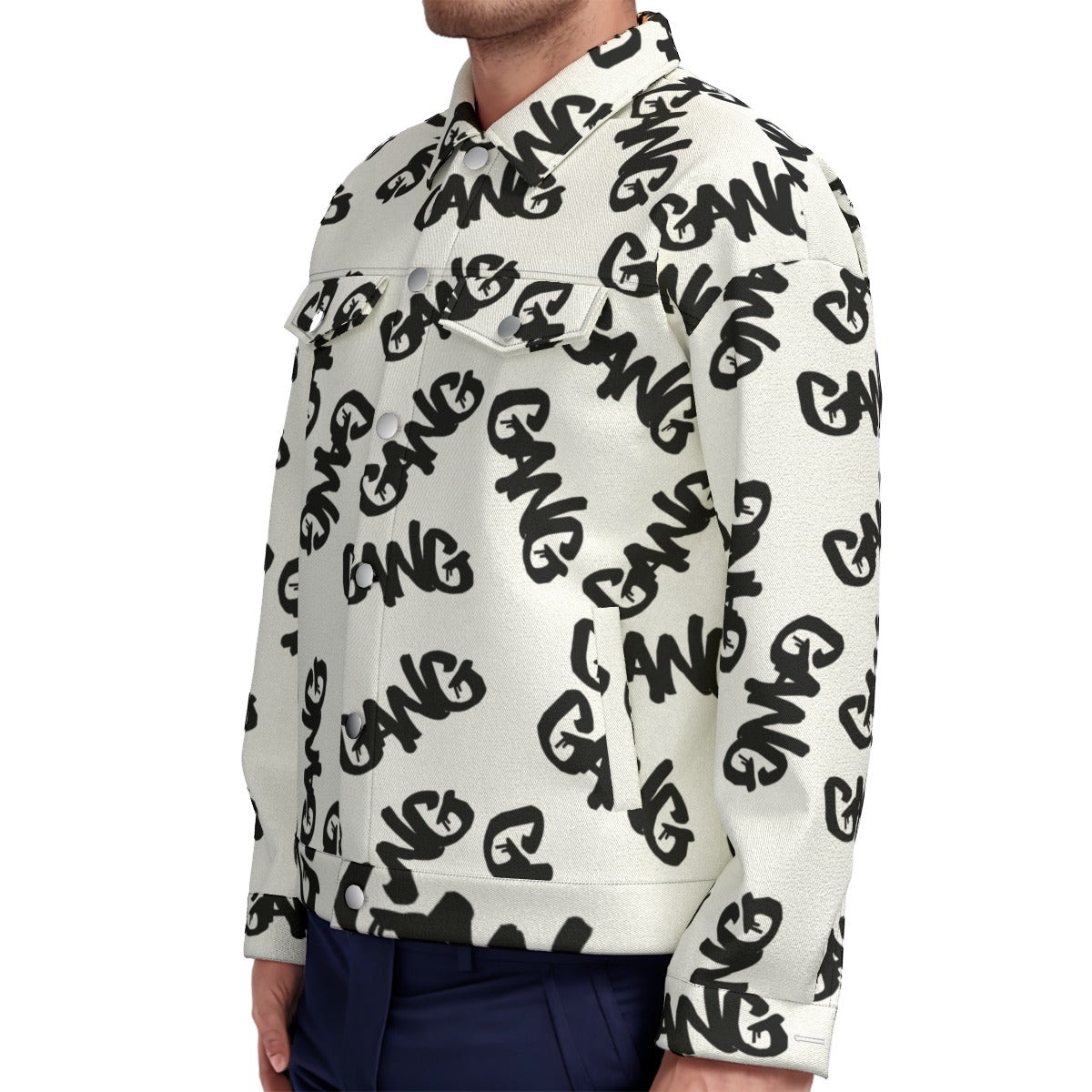 GANG X3 Unisex Lapel Jacket Cotton