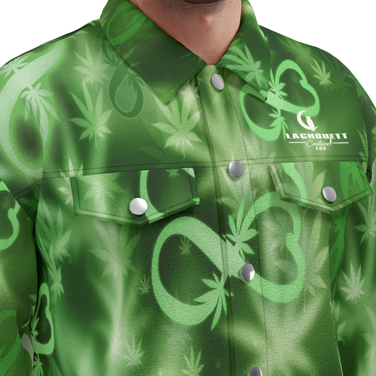 INFINITY GREEN Unisex Lapel Jacket