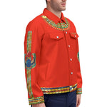 MEDJAY RED Unisex Lapel Jacket