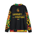 KENTE BUTAN Unisex V-neck Cardigan With Button Closure