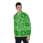 BANDANA MIX GREEN Men's Long Sleeve Shirt