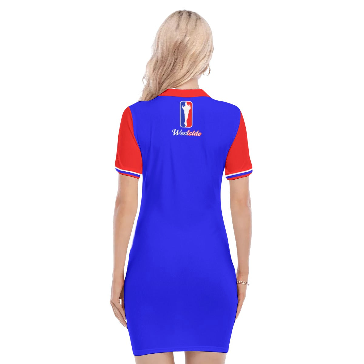 WESTSIDE UNITY Women's Polo Collar Dress