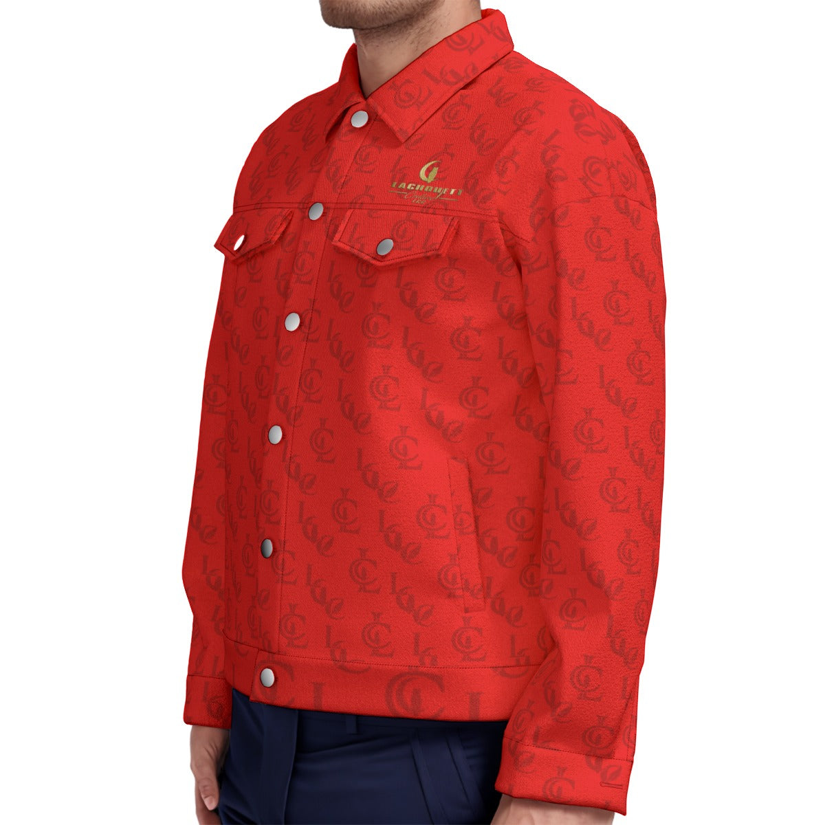 LCC RED Unisex Lapel Jacket  Cotton