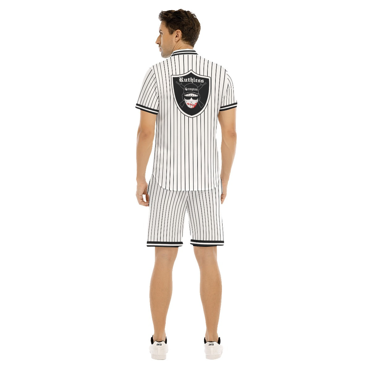 EAZY-E RUTHLESS WHT Men's Short Sleeve Shirt Sets