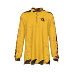 BEWARE Long Sleeve Polo Shirt