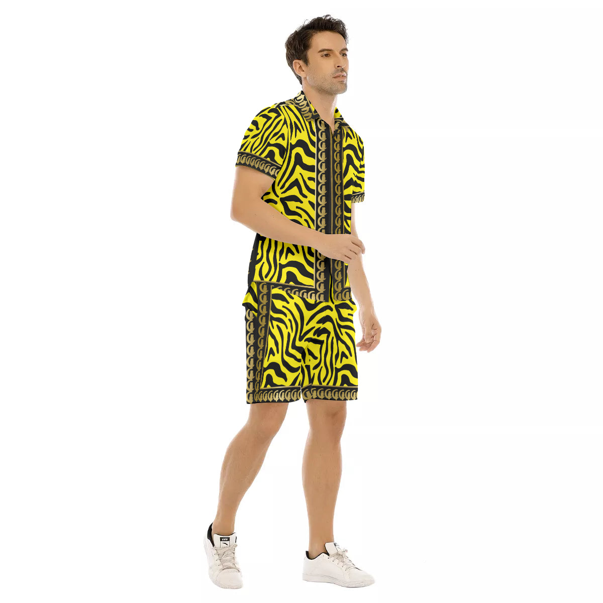 PRIVILEGE YLW Men's Short Sleeve Shirt Sets