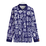 ADINKRA MXBLUE Men's Shirt Cotton poplin