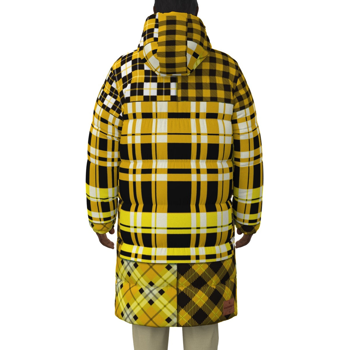 FLEXIN PLAID YWL Unisex Long Down Jacket