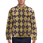 ARLEQUIN GRAPES Unisex Lapel Jacket Cotton