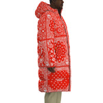BANDANA MIX Bs'UP Unisex Long Down Jacket