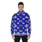 LCC WEEDY BLUE Men's Stand Collar Jacket