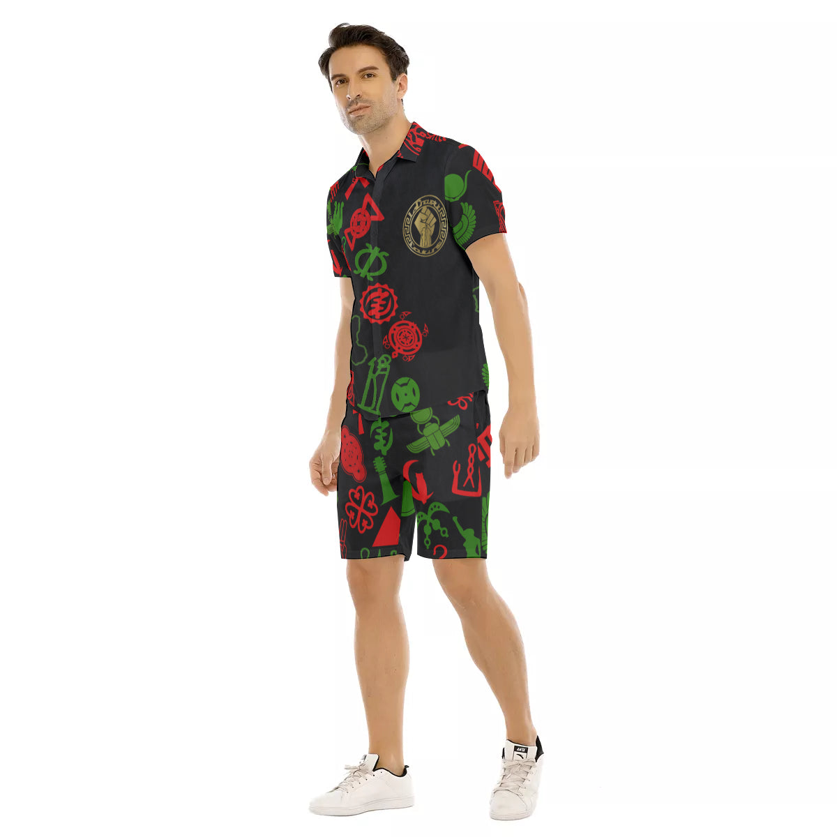 KMT WORLD Men's Short Sleeve Shirt Sets
