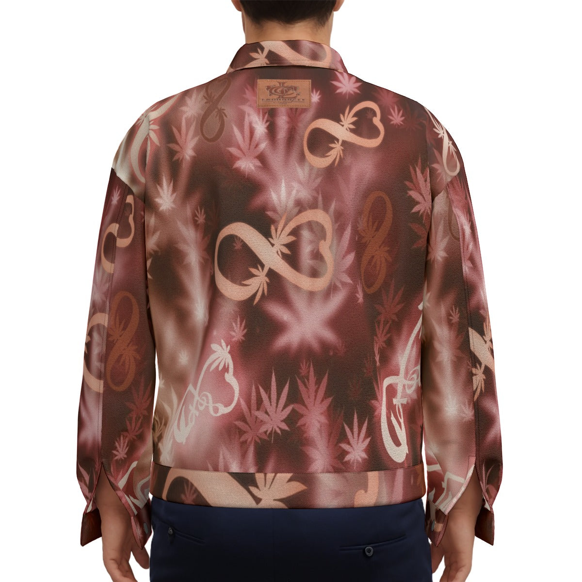 INFINITY RED Unisex Lapel Jacket