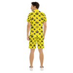 LCC WEEDY YLW Men's Short Sleeve Shirt Sets