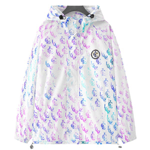 LCC NEW RICH COLORING Raglan Windbreaker With Zipper Closure