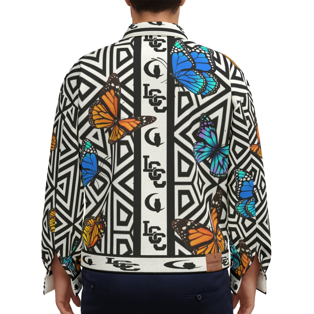 BUTTERFLY Unisex Lapel Jacket Cotton