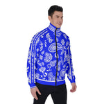 BANDANA PAISLEY Cs'UP Men's Stand Collar Jacket