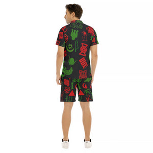KMT WOLD FULL Men's Short Sleeve Shirt Sets