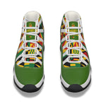 KENTE BUTAN KAKI High Top Basketball Shoes