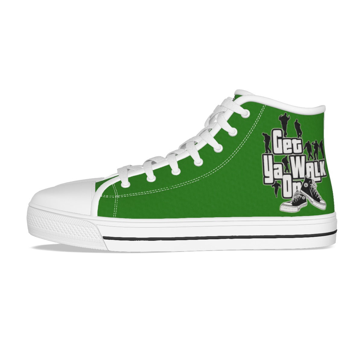 GET YA WALK ON GREEN Men's Canvas Shoes