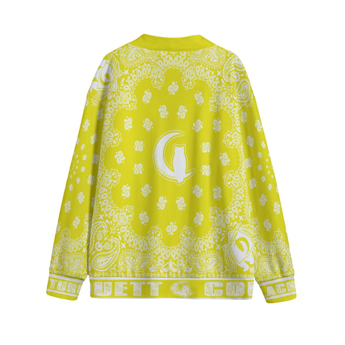 BANDANA L.K Unisex V-neck Cardigan With Button Closure