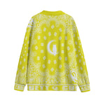 BANDANA L.K Unisex V-neck Cardigan With Button Closure