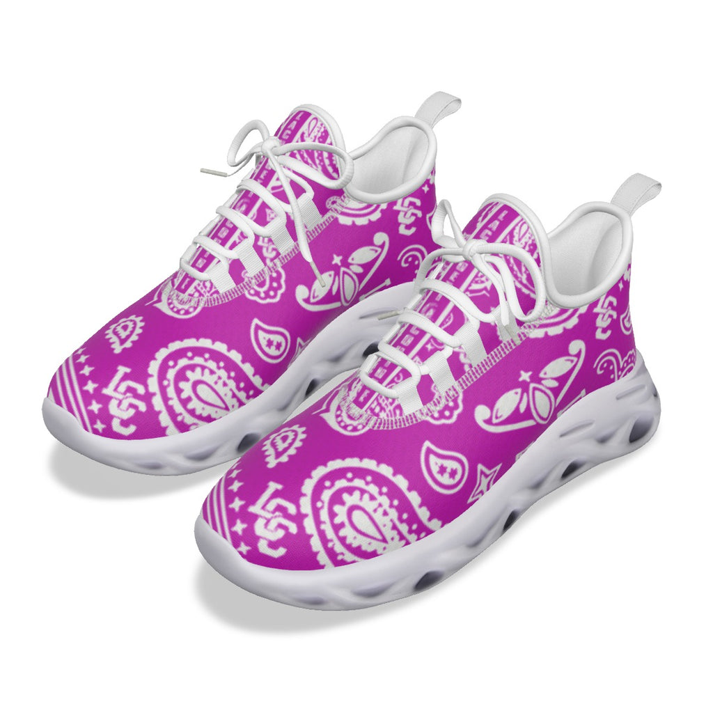 BANDANA PAISLEY GRAPES Women's Sports Shoes